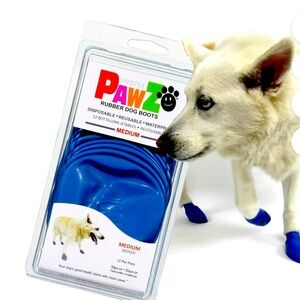 Protex Paws Black Rubber Dog Boots - Medium NEW IN TAGS